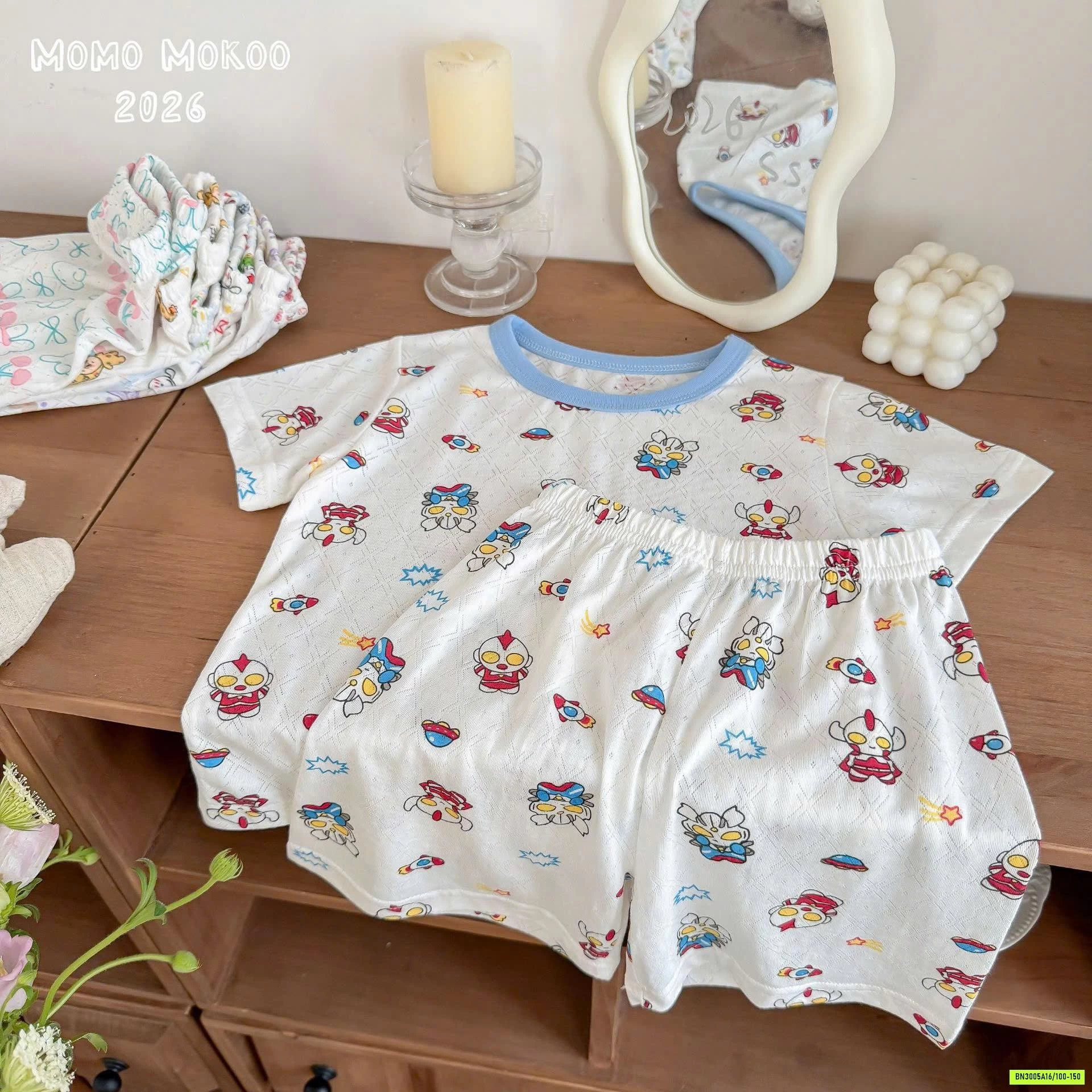 BỘ CỘC COTTON GIẤY HOẠT HÌNH CHO BÉ