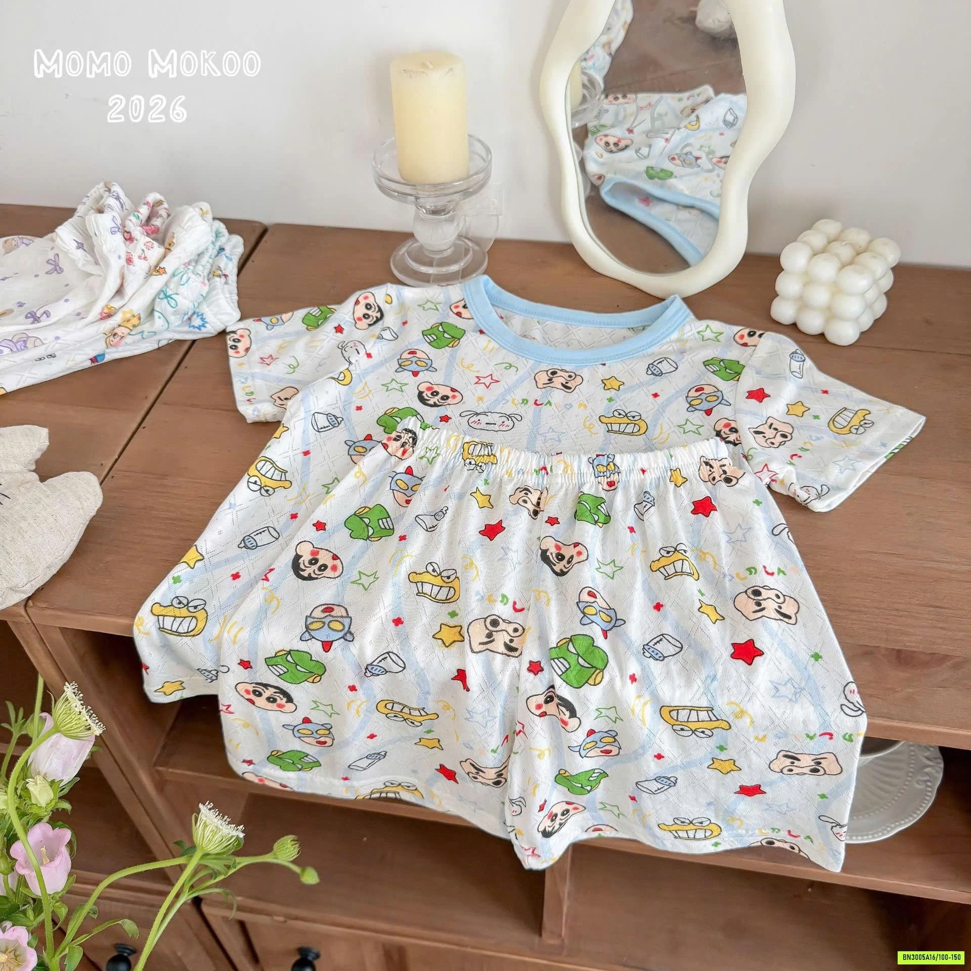 BỘ CỘC COTTON GIẤY HOẠT HÌNH CHO BÉ