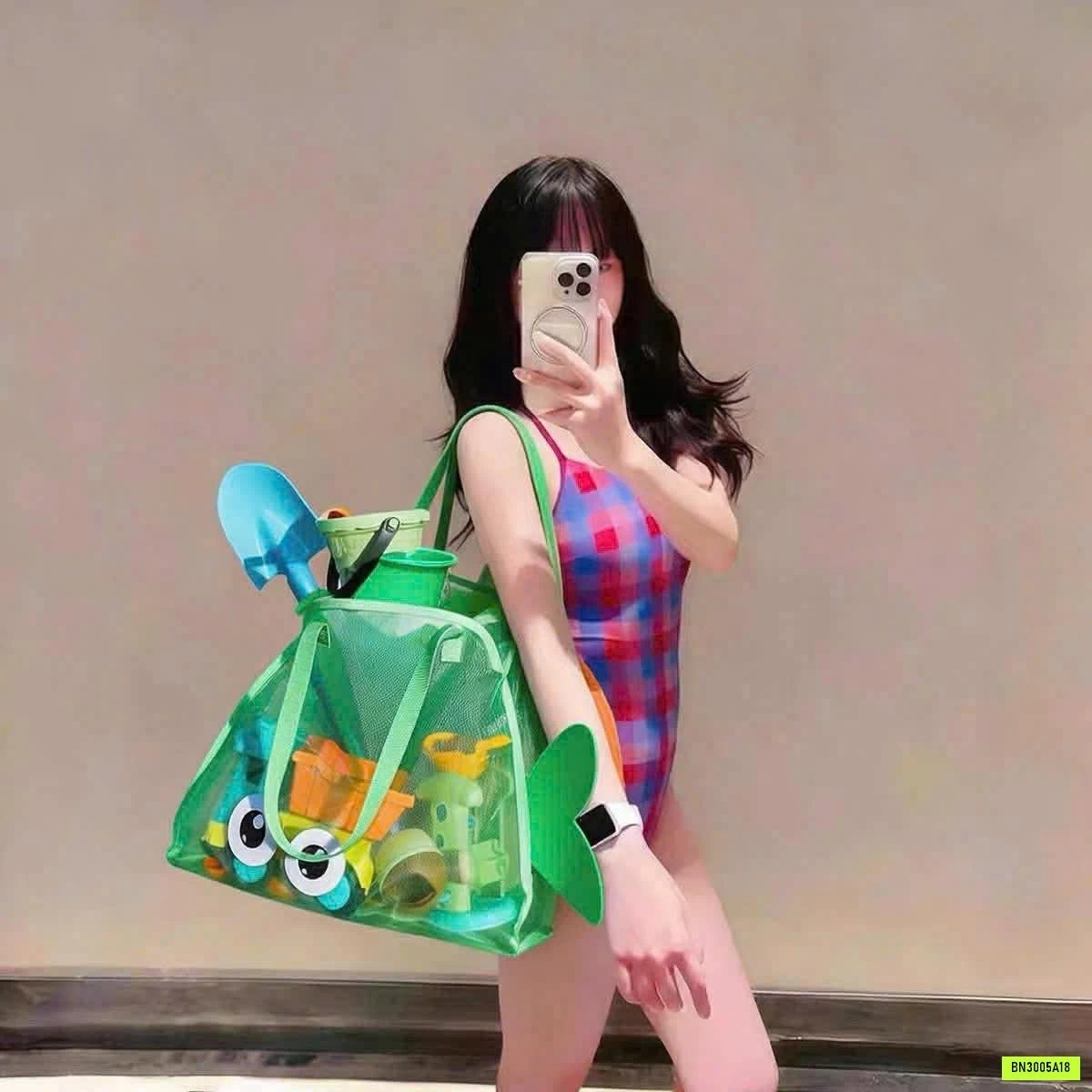 TÚI LƯỚI CÁ ĐI BIỂN HOT