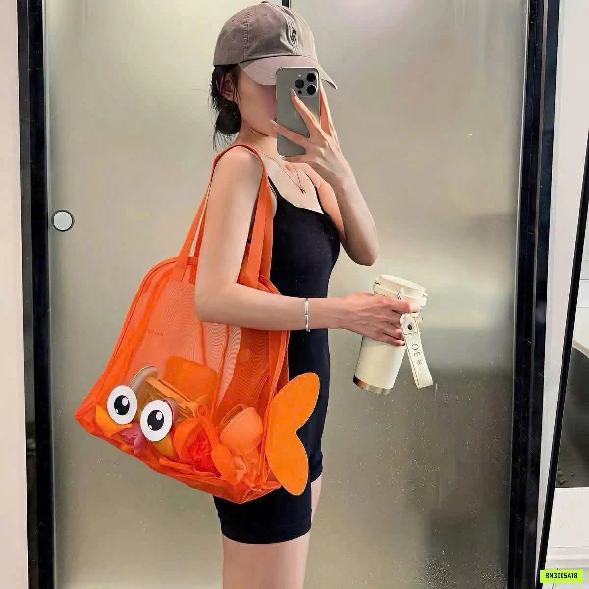 TÚI LƯỚI CÁ ĐI BIỂN HOT
