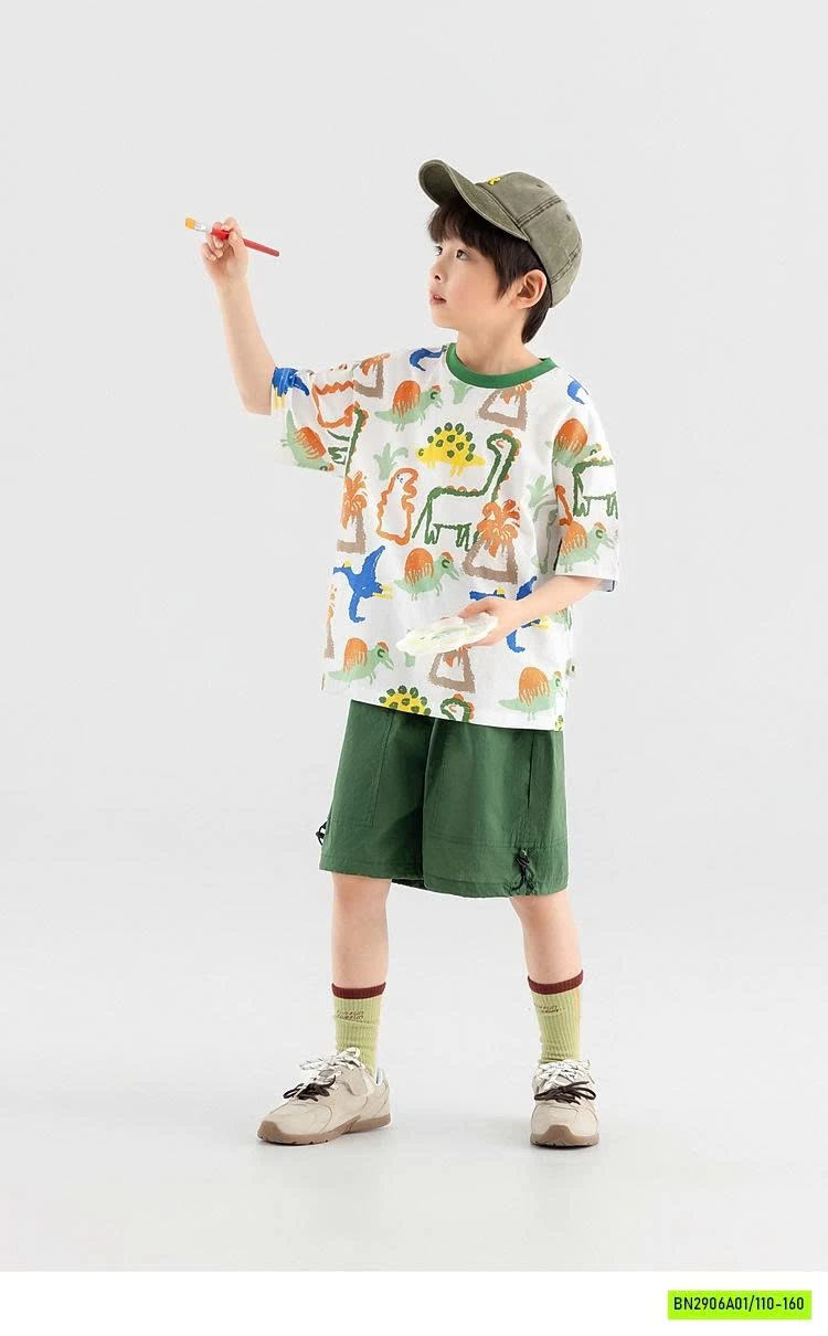 ÁO THUN IN HÌNH KHỦNG LONG NHỎ