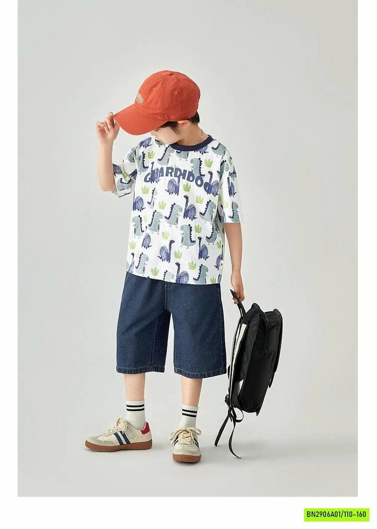 ÁO THUN IN HÌNH KHỦNG LONG NHỎ