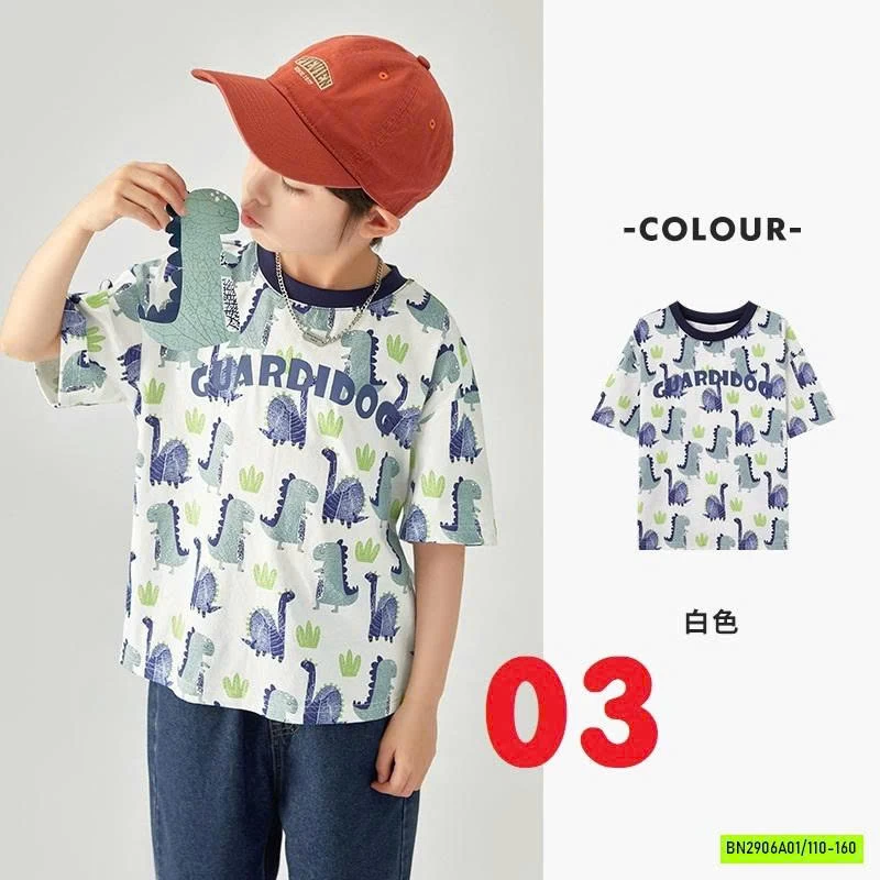 ÁO THUN IN HÌNH KHỦNG LONG NHỎ