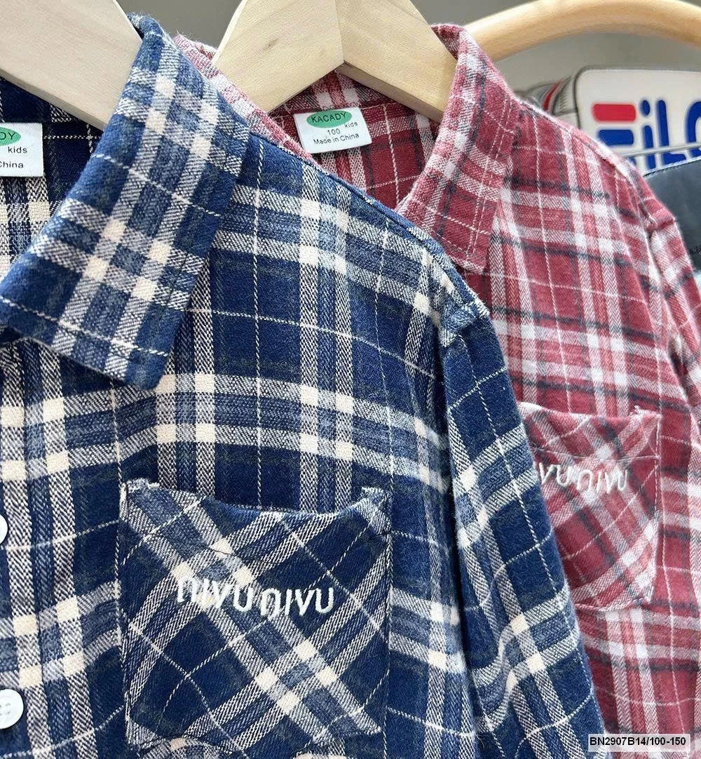 ÁO SƠ MI BÉ TRAI KACADY