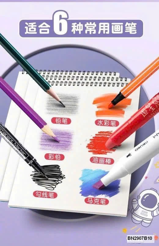 SET 4 QUYỂN VỞ VẼ A4 HÃNG DELI