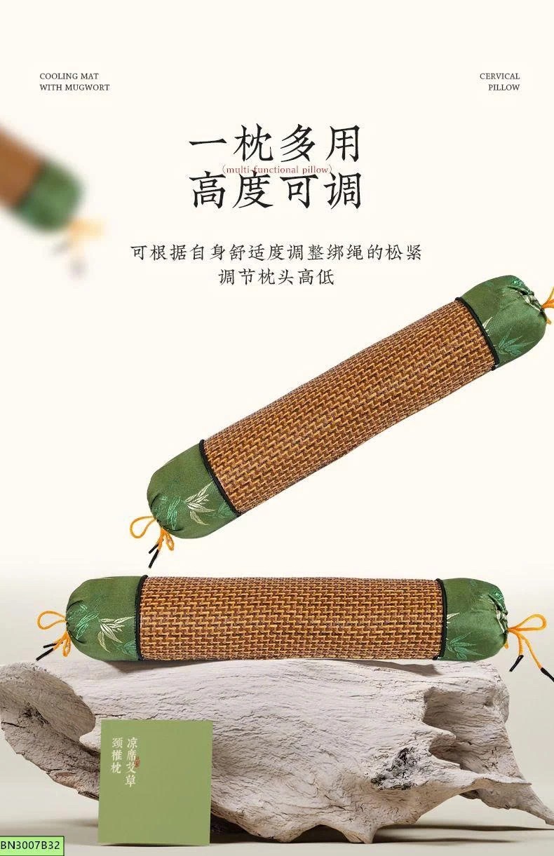 SET 2 GỐI NẰM THẢO DƯỢC LÁ NGẢI CỨU HỌA TIẾT TRE