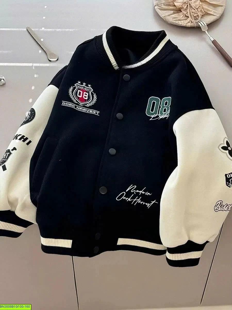 ÁO KHOÁC NỈ BÓNG CHÀY SỐ 08