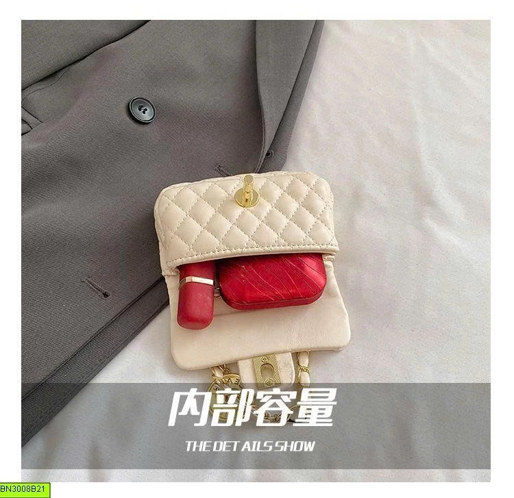 TÚI XÁCH MINI CH.AN.EL DỄ THƯƠNG CHO BÉ