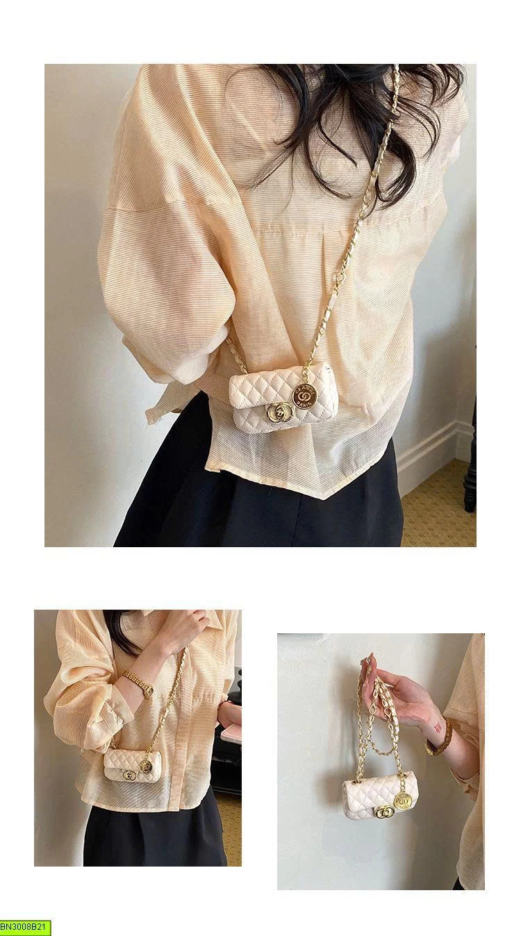 TÚI XÁCH MINI CH.AN.EL DỄ THƯƠNG CHO BÉ