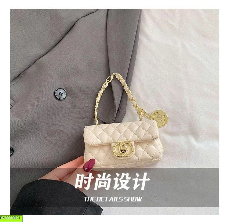 TÚI XÁCH MINI CH.AN.EL DỄ THƯƠNG CHO BÉ