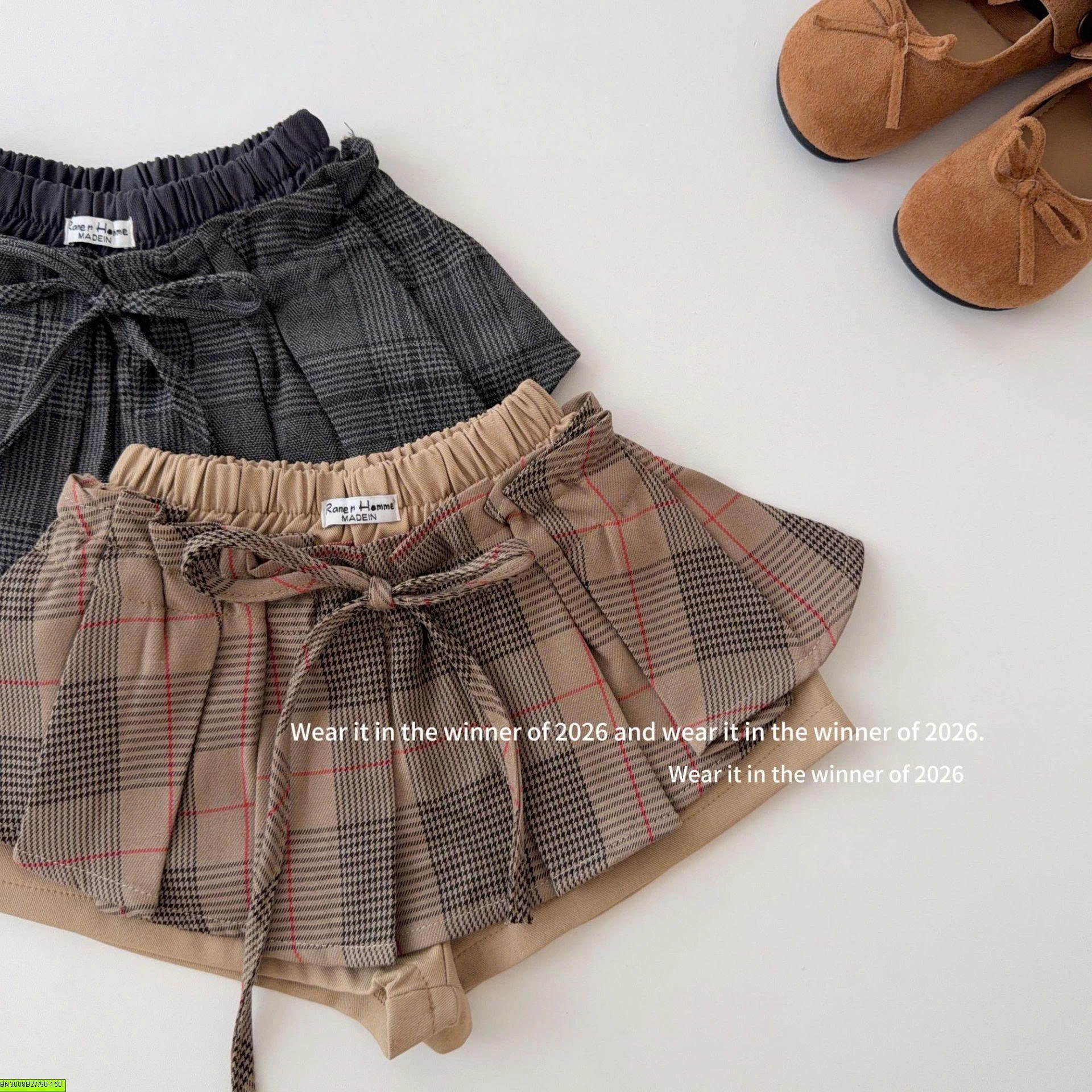 CHÂN VÁY CARO 2 LỚP
