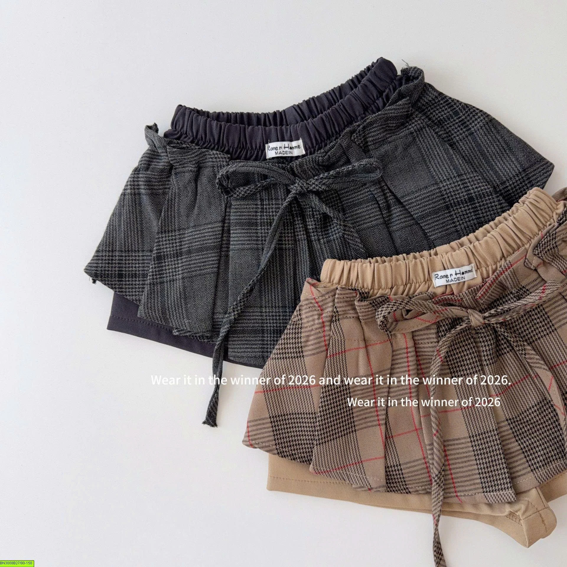 CHÂN VÁY CARO 2 LỚP