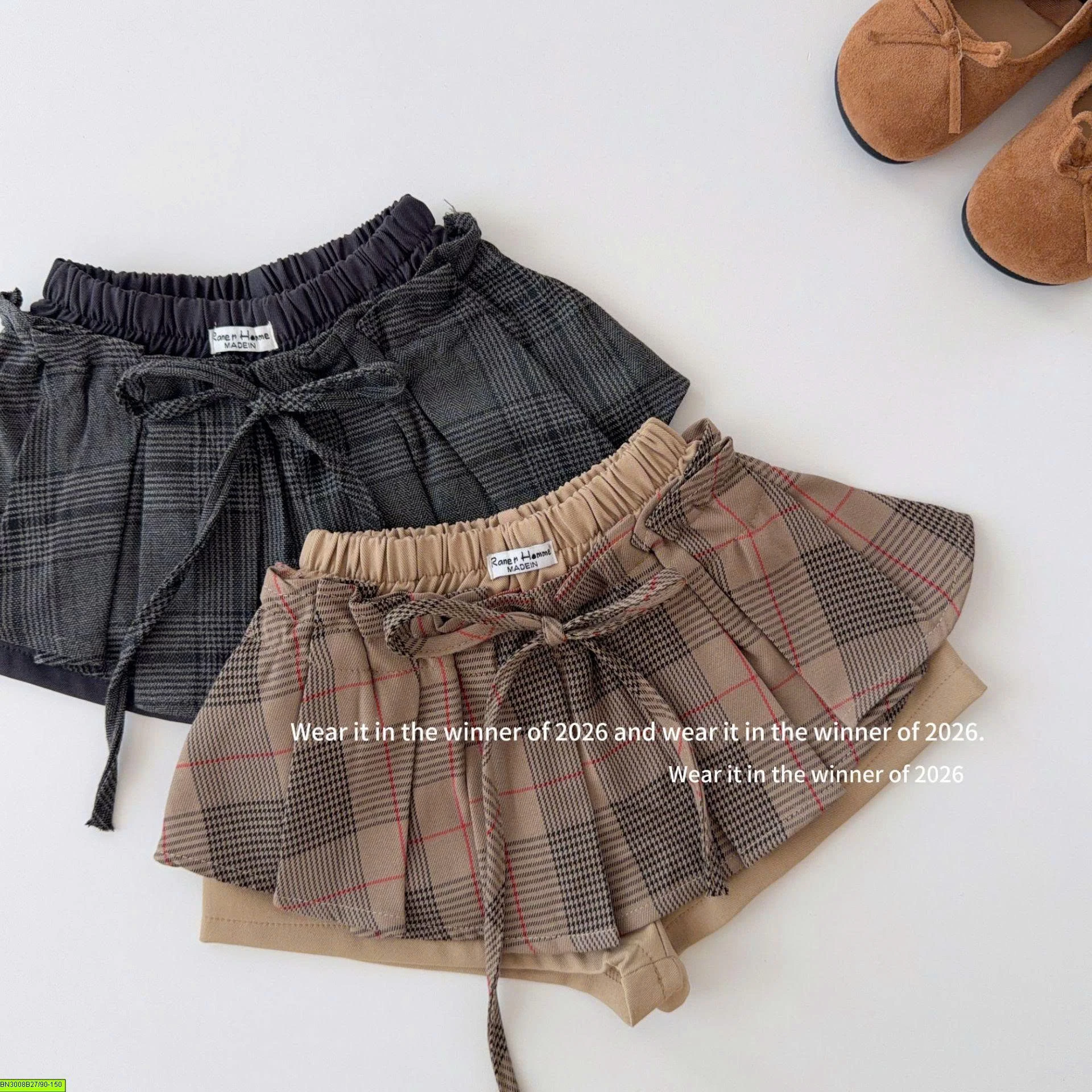 CHÂN VÁY CARO 2 LỚP