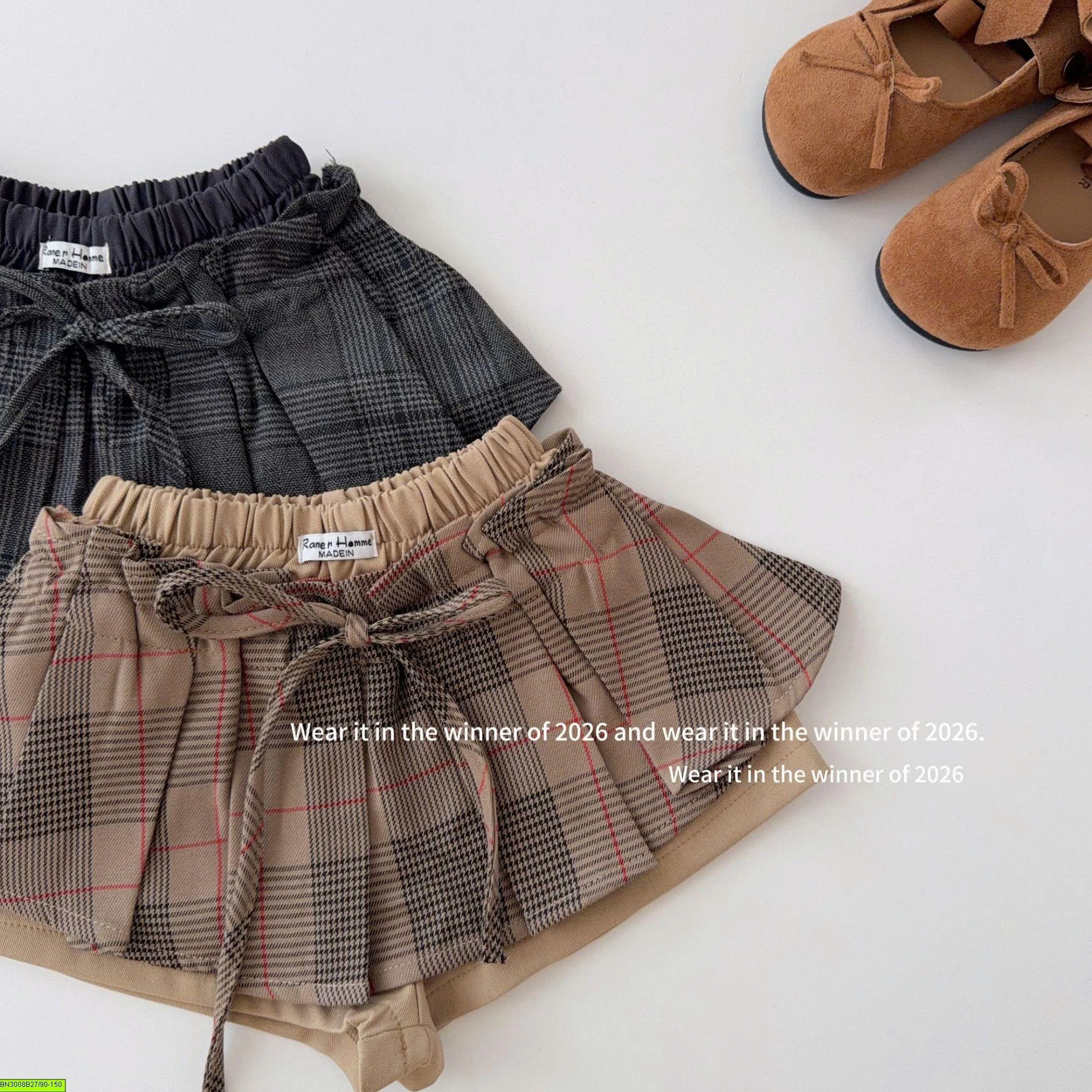 CHÂN VÁY CARO 2 LỚP