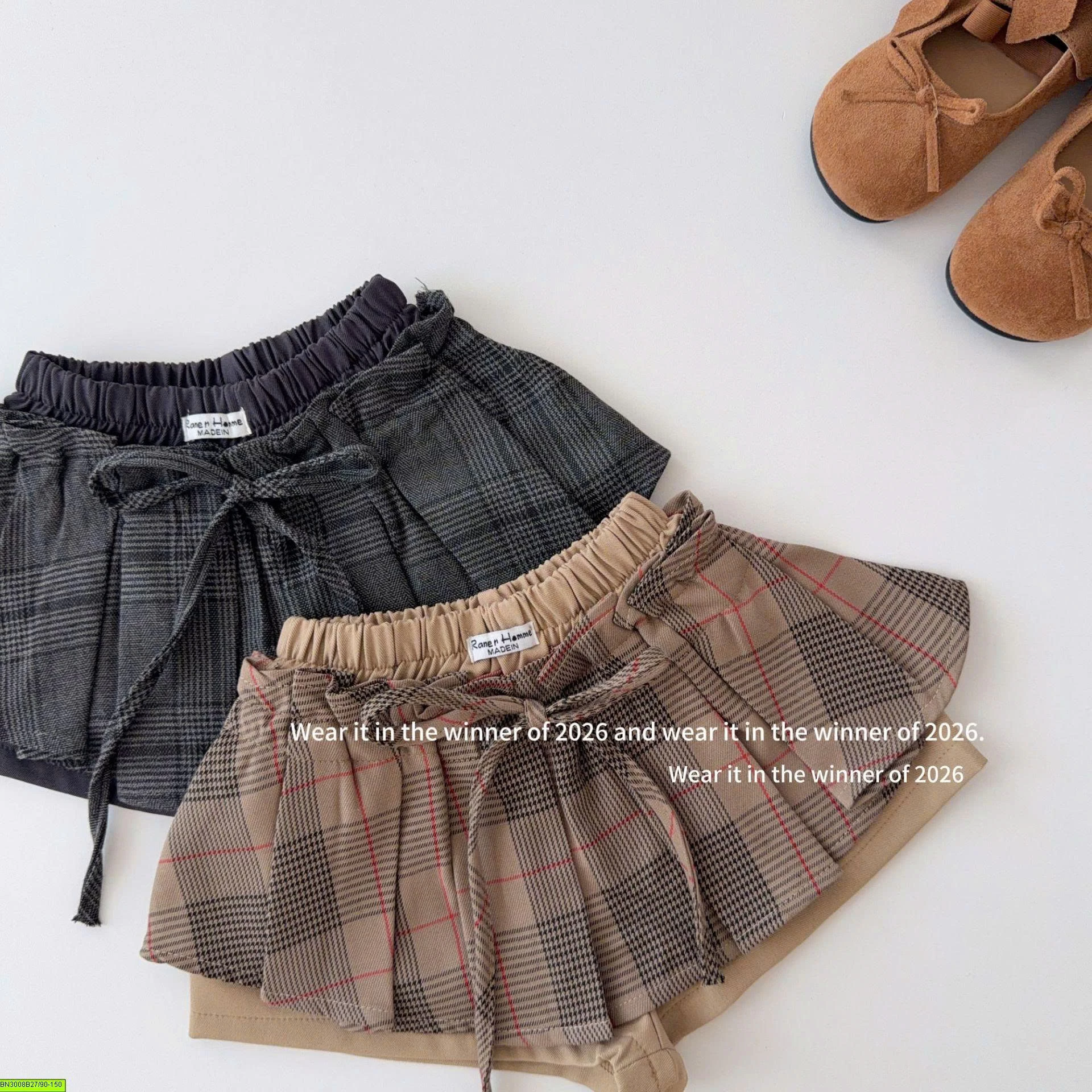 CHÂN VÁY CARO 2 LỚP