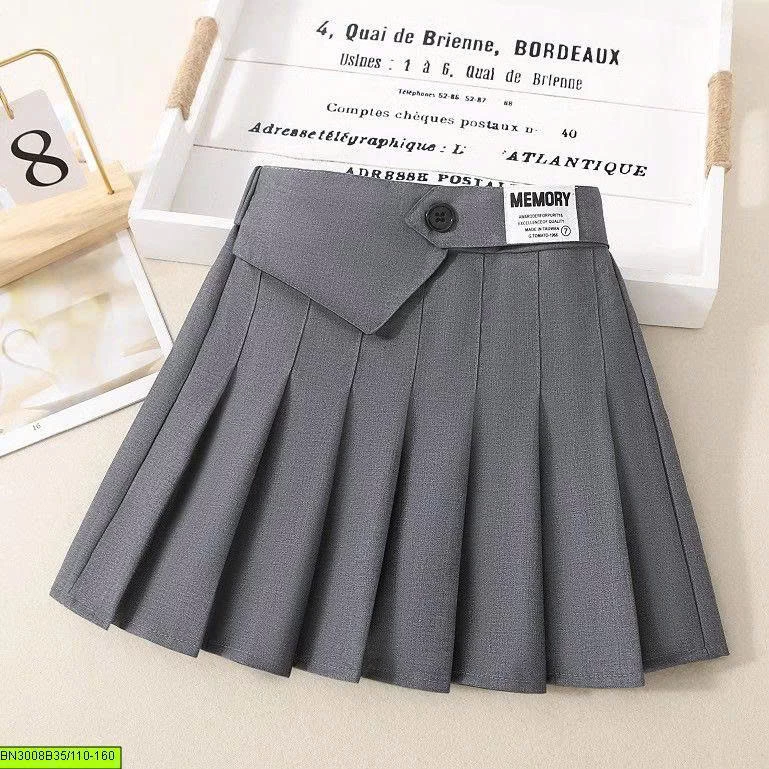 CHÂN VÁY XẾP LY CHO BÉ GÁI