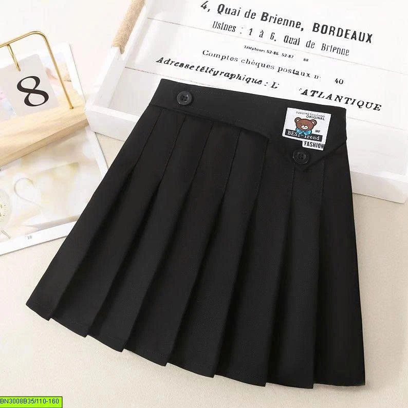 CHÂN VÁY XẾP LY CHO BÉ GÁI