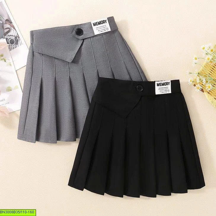 CHÂN VÁY XẾP LY CHO BÉ GÁI