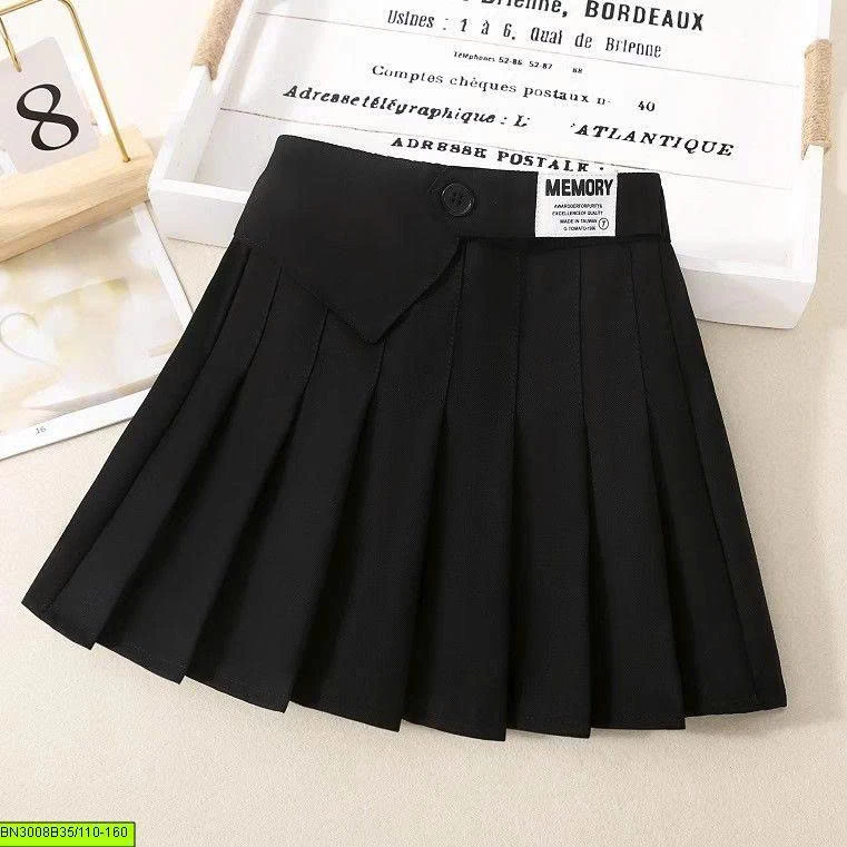 CHÂN VÁY XẾP LY CHO BÉ GÁI