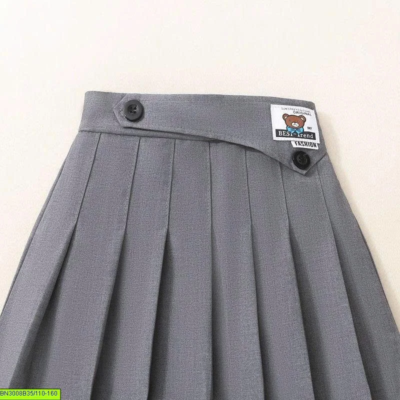 CHÂN VÁY XẾP LY CHO BÉ GÁI