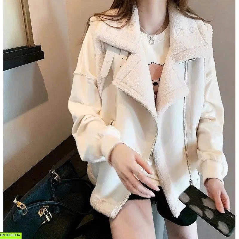 ÁO KHOÁC GILE DA LỘN LÓT LÔNG CỪU