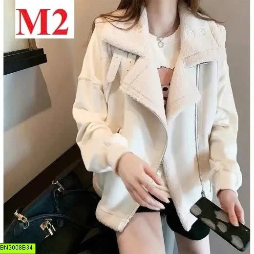 ÁO KHOÁC GILE DA LỘN LÓT LÔNG CỪU