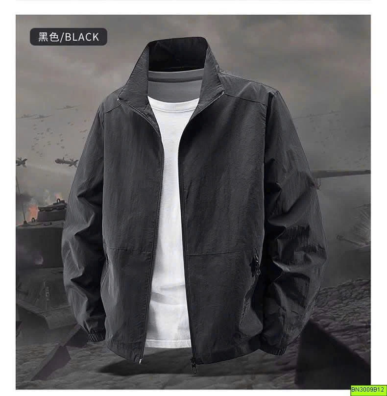 ÁO KHOÁC GIÓ MỎNG BASIC CHO NAM