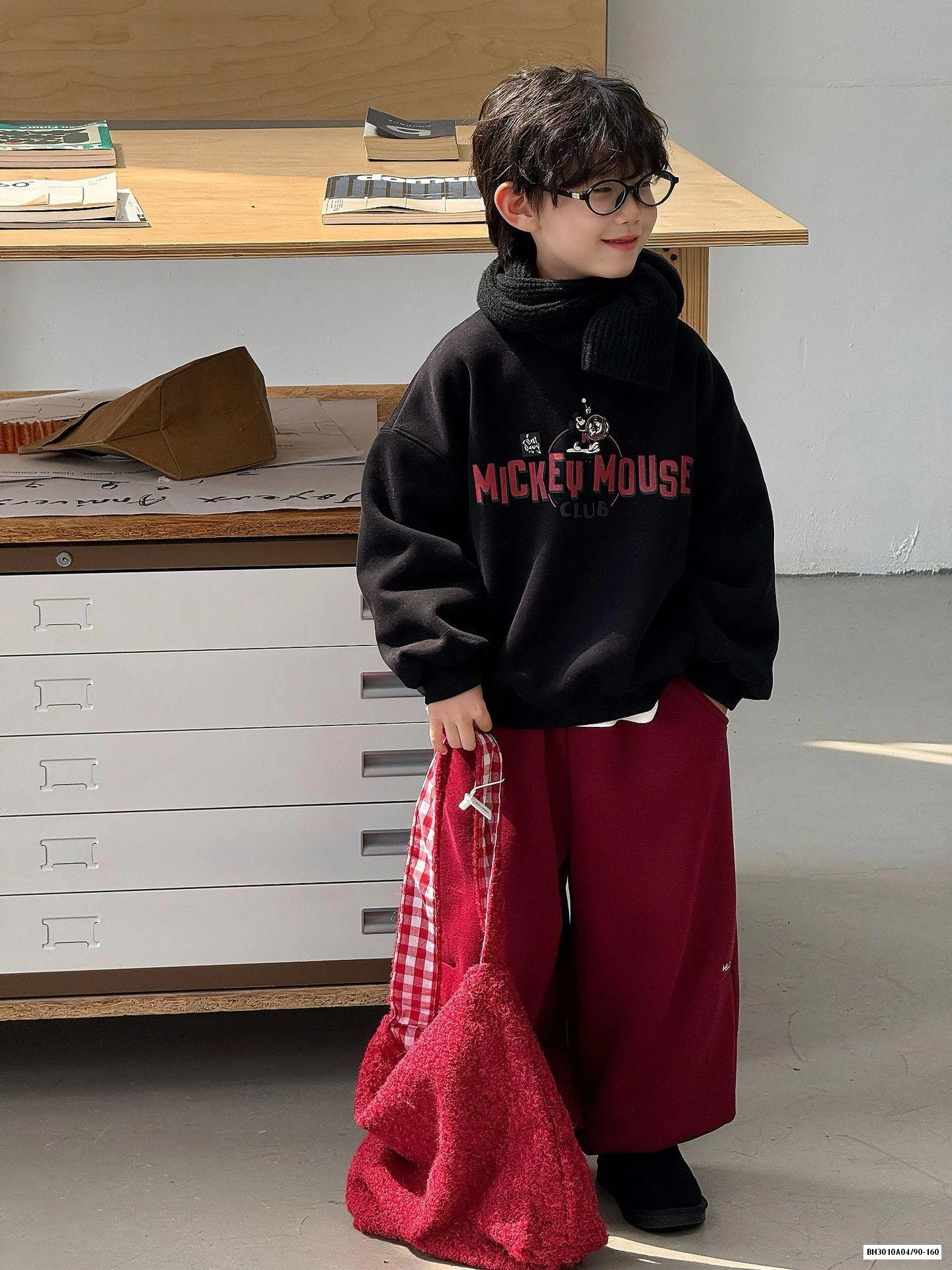 ÁO NỈ MICKEY LÓT NHUNG