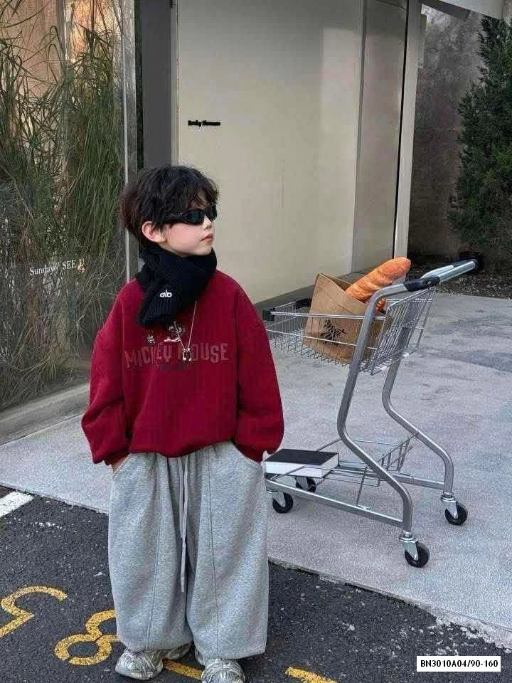 ÁO NỈ MICKEY LÓT NHUNG