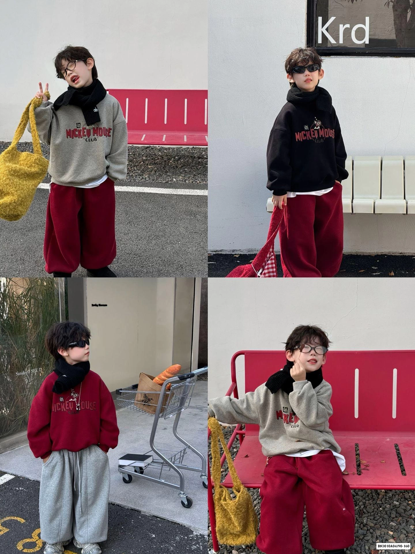 ÁO NỈ MICKEY LÓT NHUNG