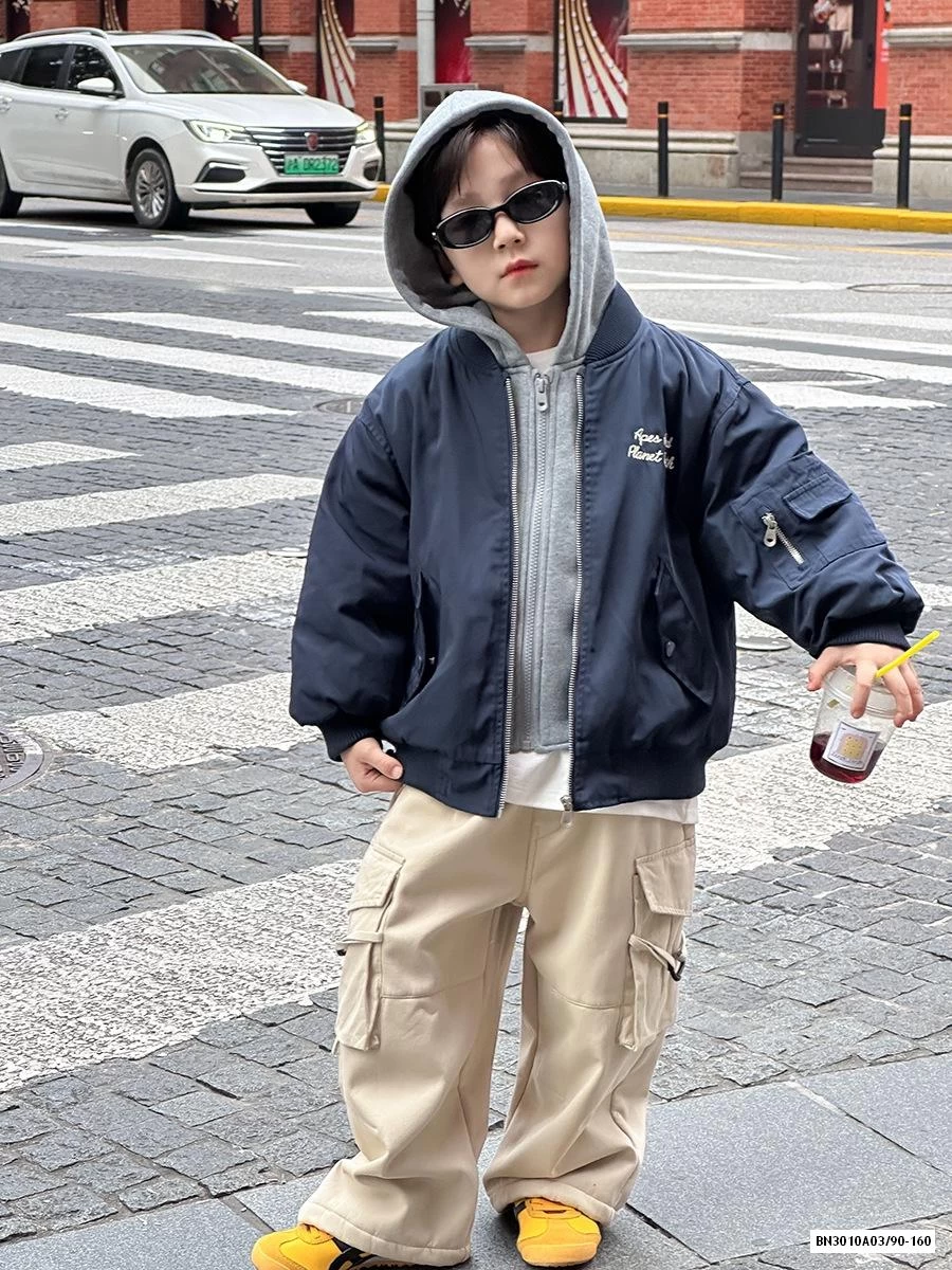 KHOÁC TRẦN BÔNG LIỀN MŨ 24A126 AMBB