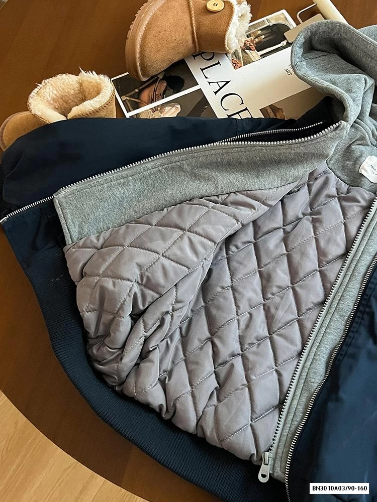 KHOÁC TRẦN BÔNG LIỀN MŨ 24A126 AMBB