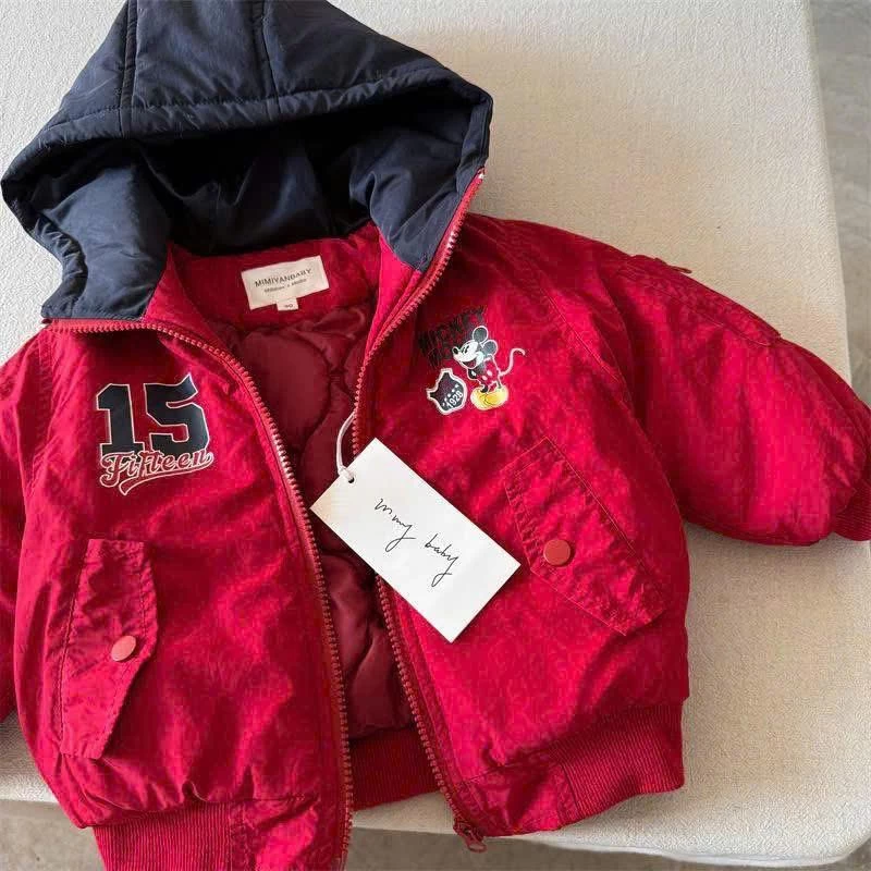 KHOÁC TRẦN BÔNG MICKEY LIỀN MŨ MMY