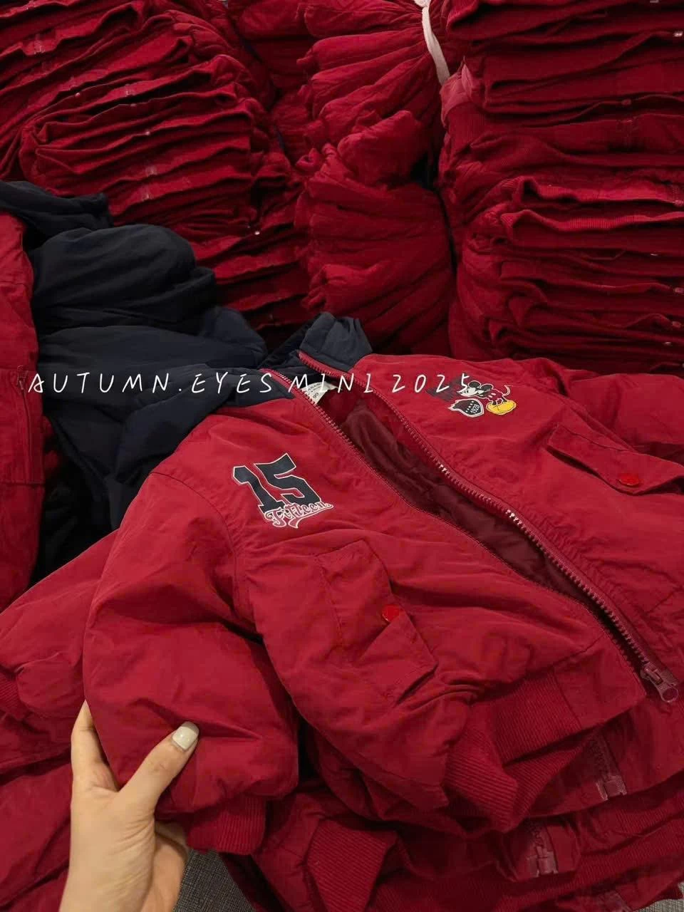 KHOÁC TRẦN BÔNG MICKEY LIỀN MŨ MMY