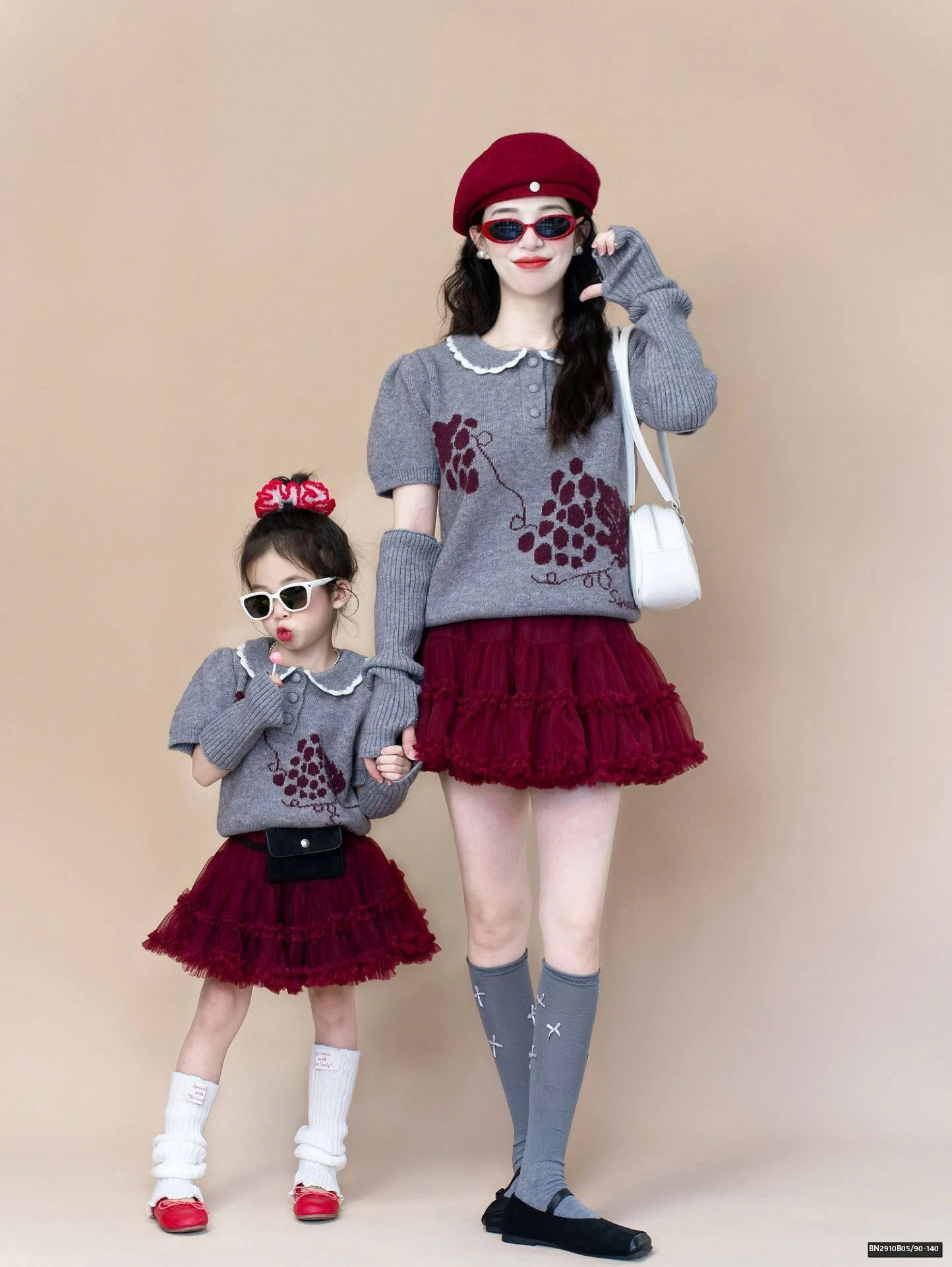 SÉT ÁO LEN NGẮN TAY MIX CHÂN VÁY VOAN BỒNG