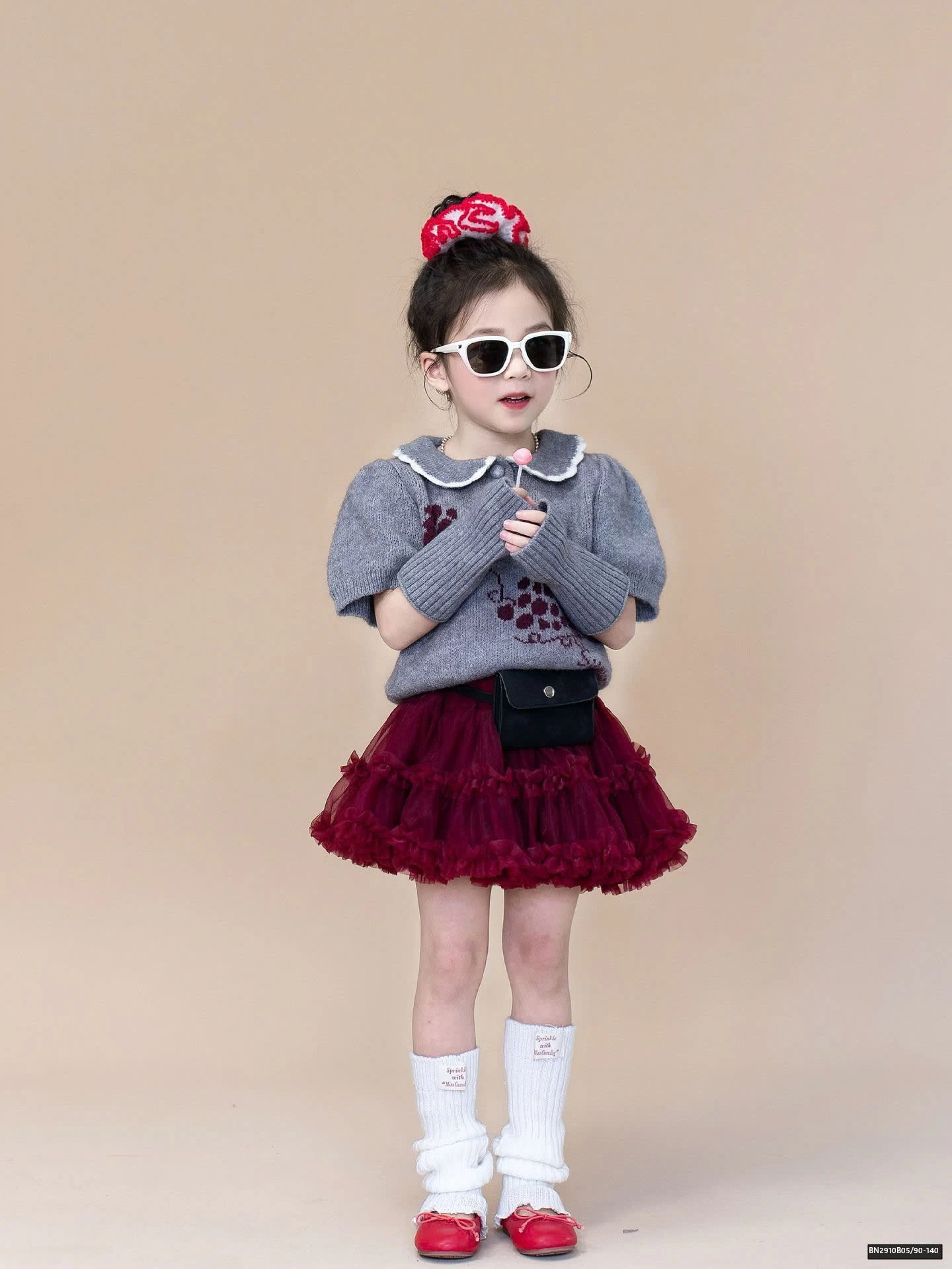 SÉT ÁO LEN NGẮN TAY MIX CHÂN VÁY VOAN BỒNG