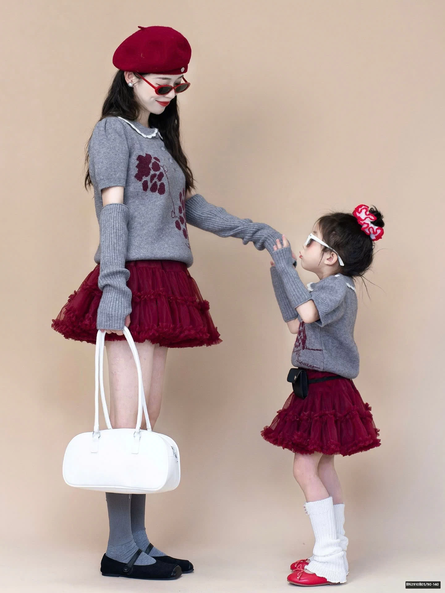 SÉT ÁO LEN NGẮN TAY MIX CHÂN VÁY VOAN BỒNG