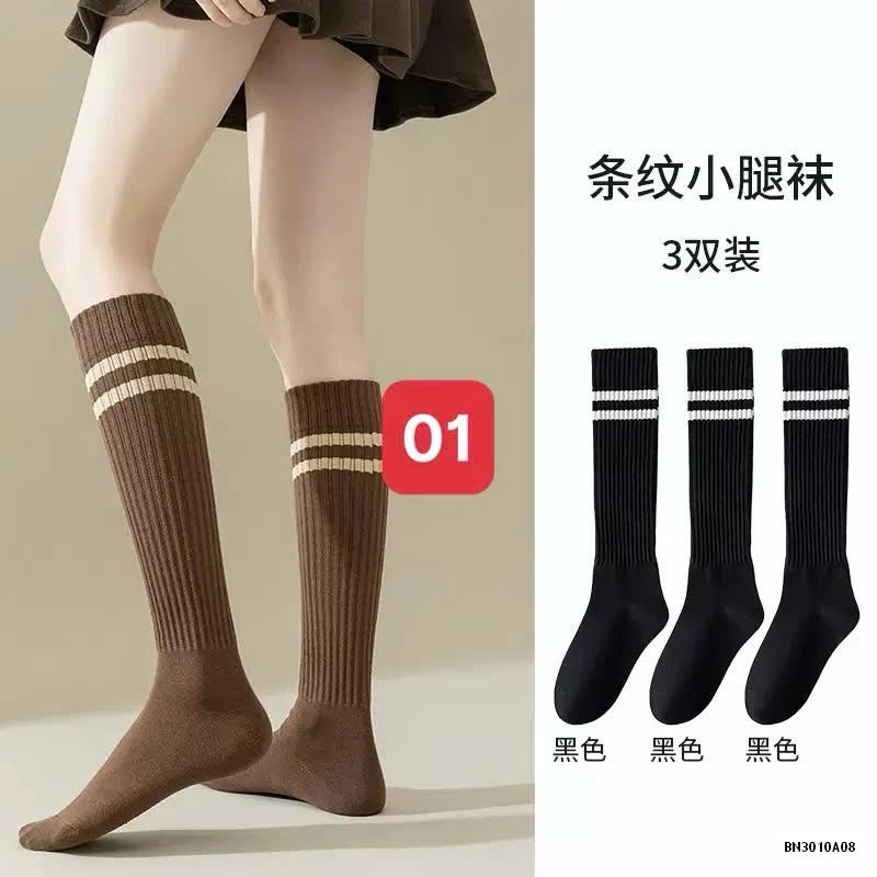 SÉT 3Đ TẤT CAO CỔ KẺ 2 VẠCH NỮ