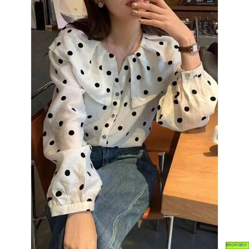 ÁO SƠMI CHẤM BI