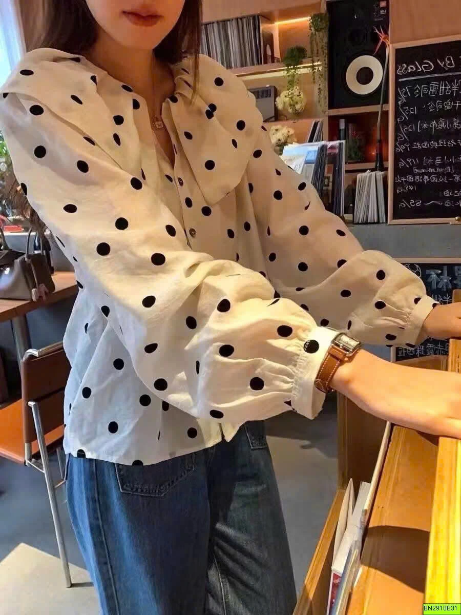 ÁO SƠMI CHẤM BI