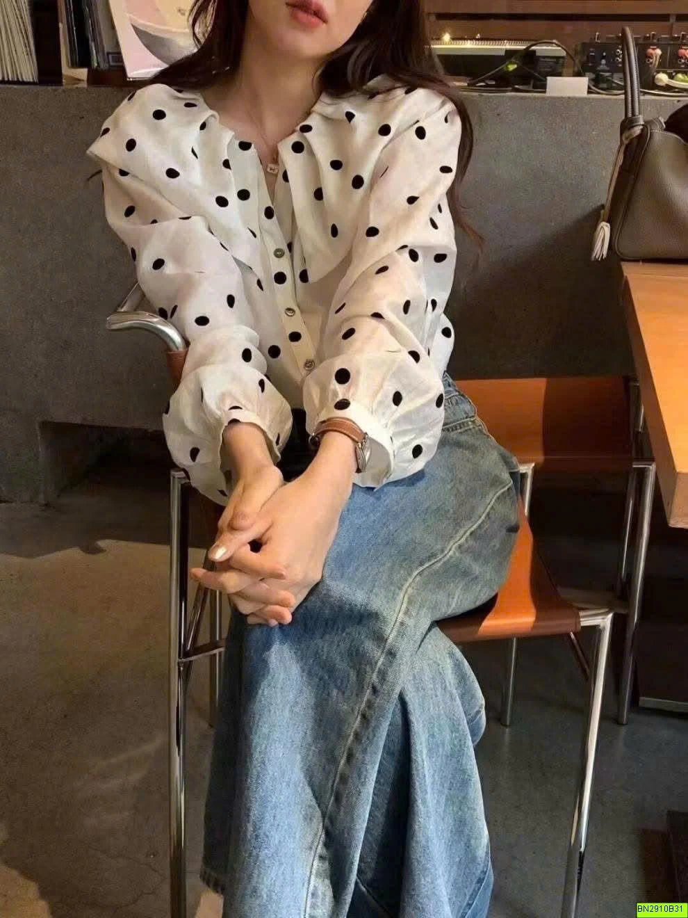ÁO SƠMI CHẤM BI