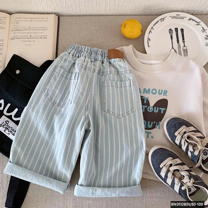 QUẦN JEAN BẠC MÀU KẺ SỌC