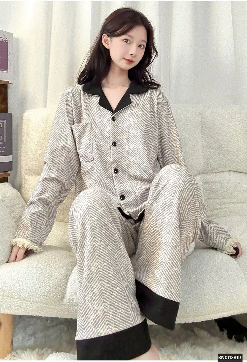 PIJAMA COTTON BÔNG MÙA ĐỒNG SIÊU ẤM
