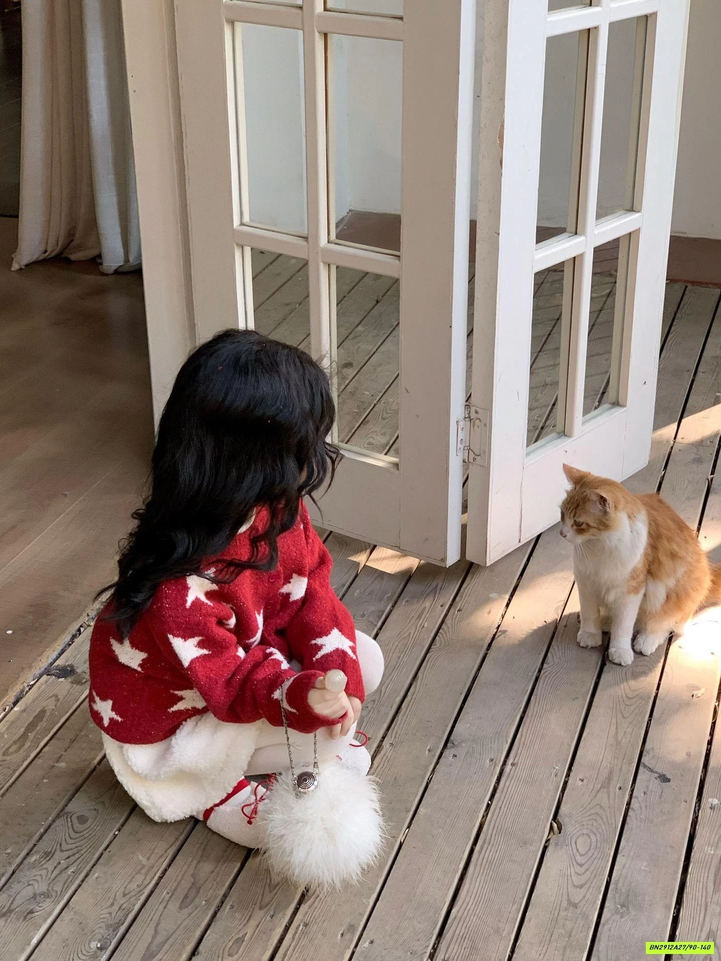 SÉT ÁO LEN ĐỎ MIX CV TRẮNG