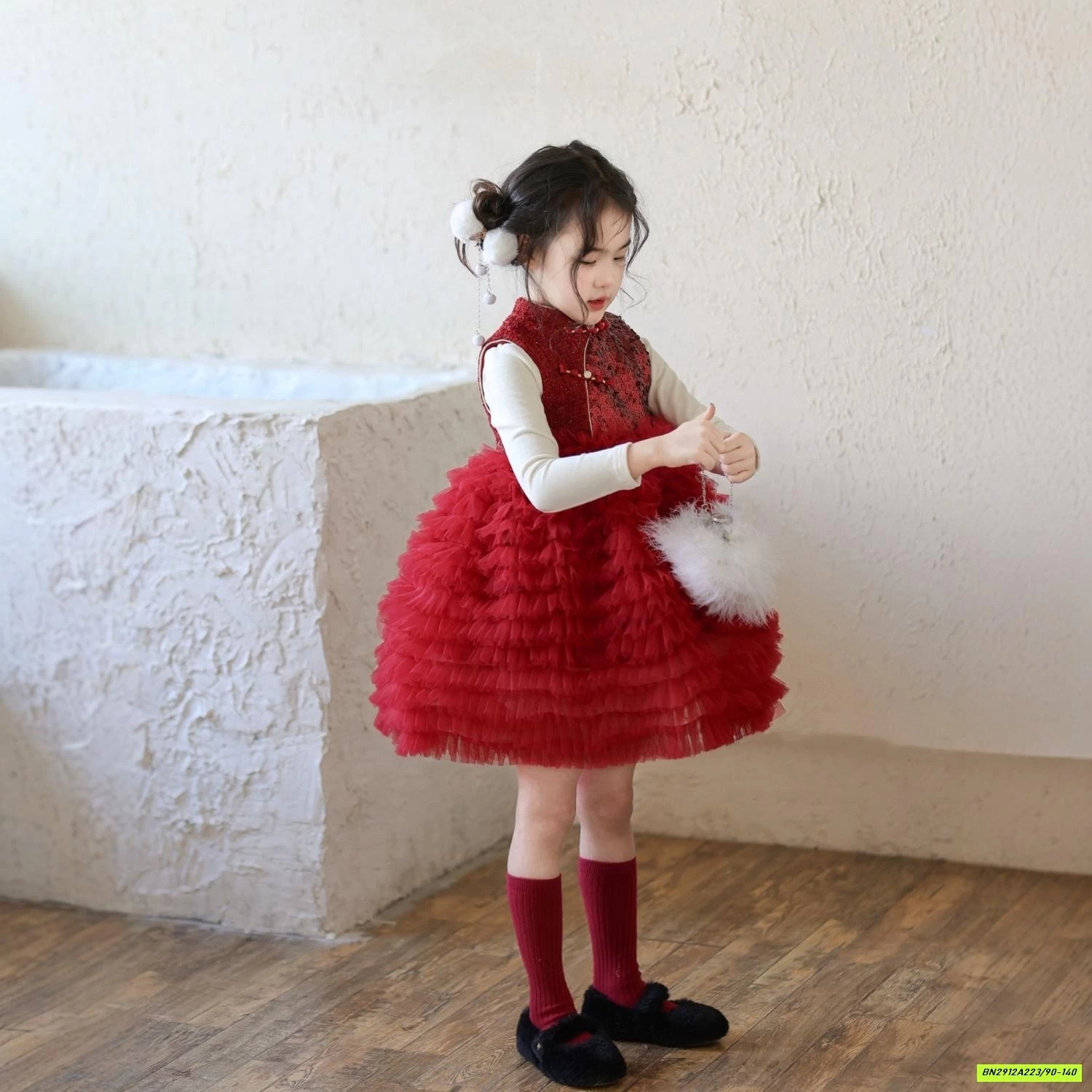 ĐẦM CỔ TÀU TUTU ĐỎ SIÊU XINHHHH