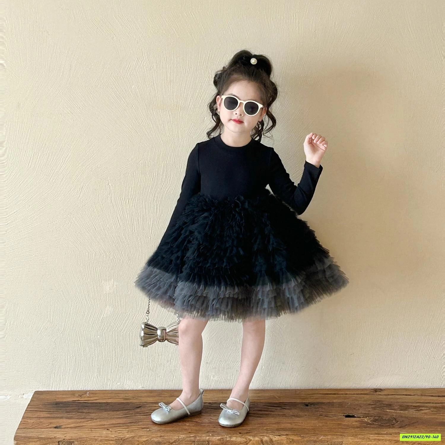 ĐẦM XÒE TUTU THIÊN NGA ĐEN