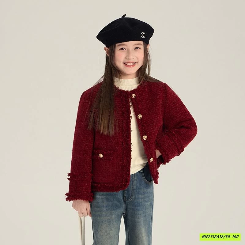 KHOÁC DẠ TWEET ĐỎ 25M039 AMBB