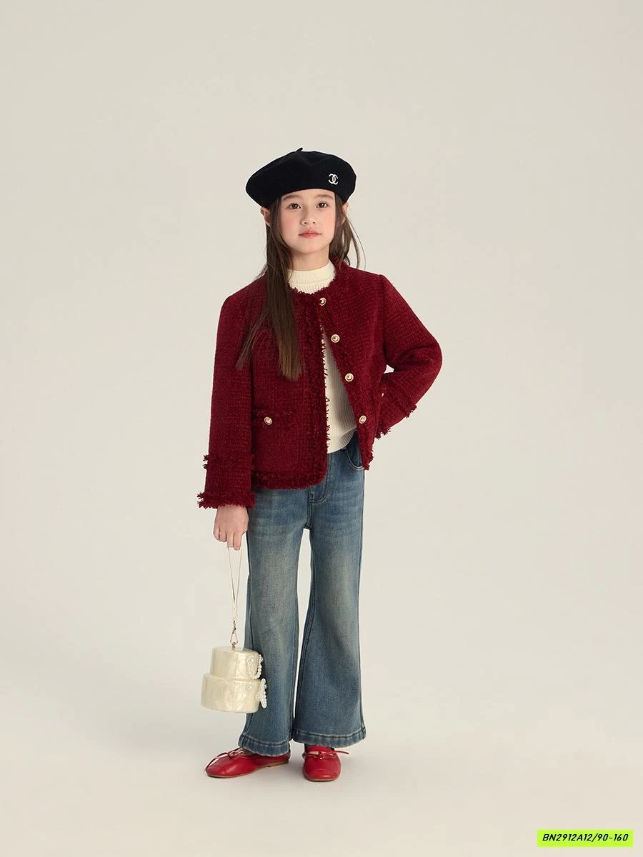 KHOÁC DẠ TWEET ĐỎ 25M039 AMBB