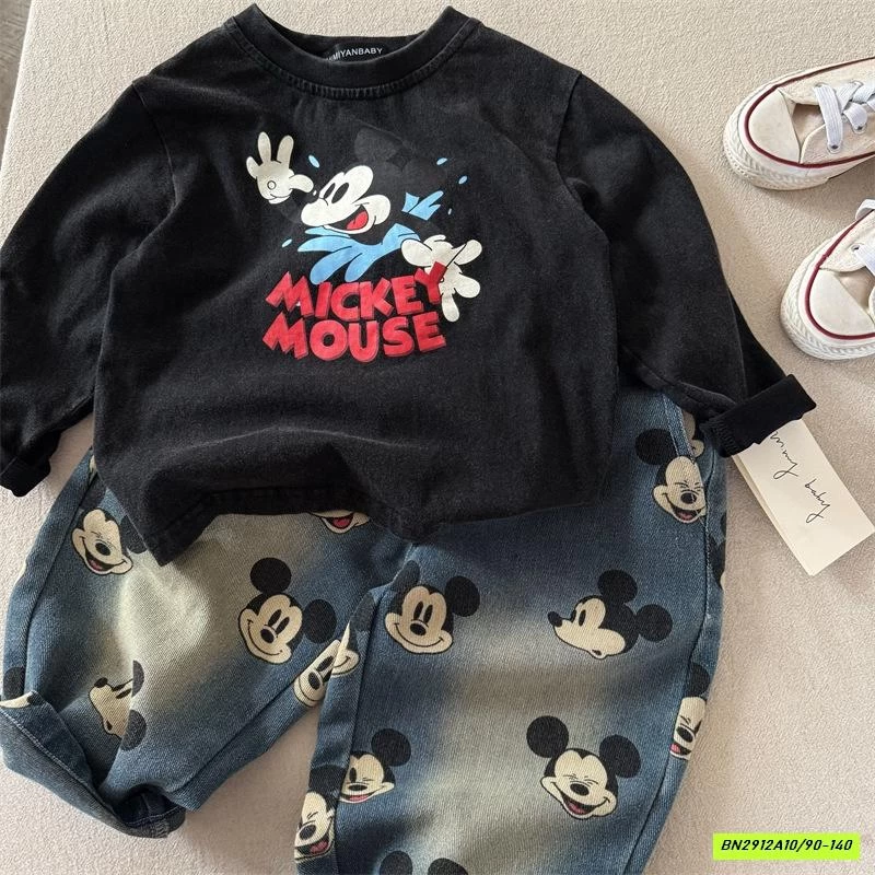 ÁO THUN MICKEY BẠC MÀU MMY
