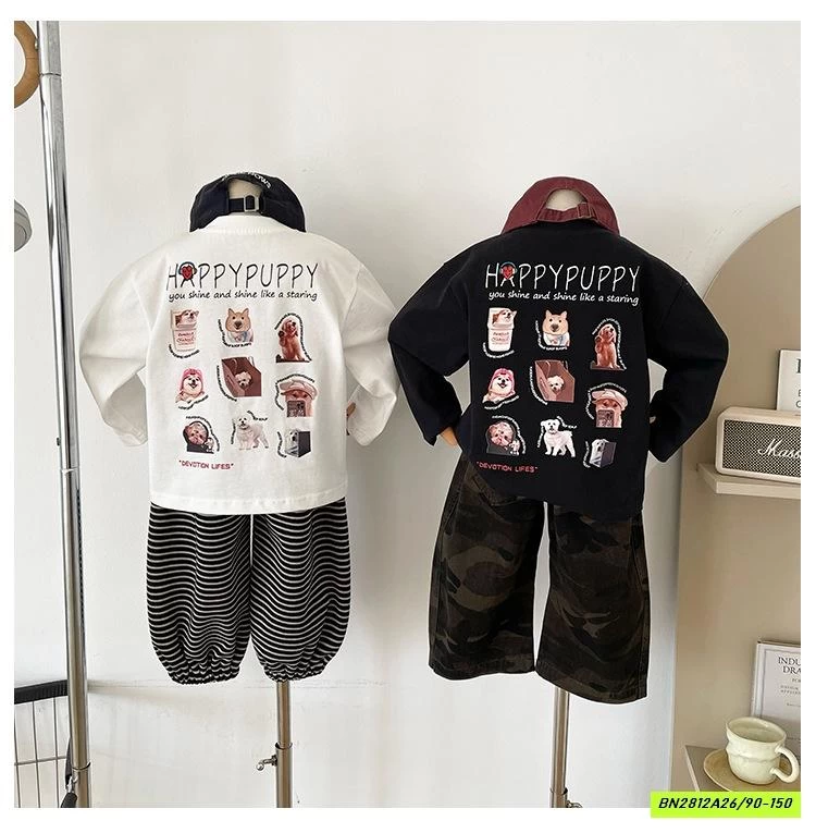 ÁO THUN IN CÚN PUPPY CHUANCHUANMA